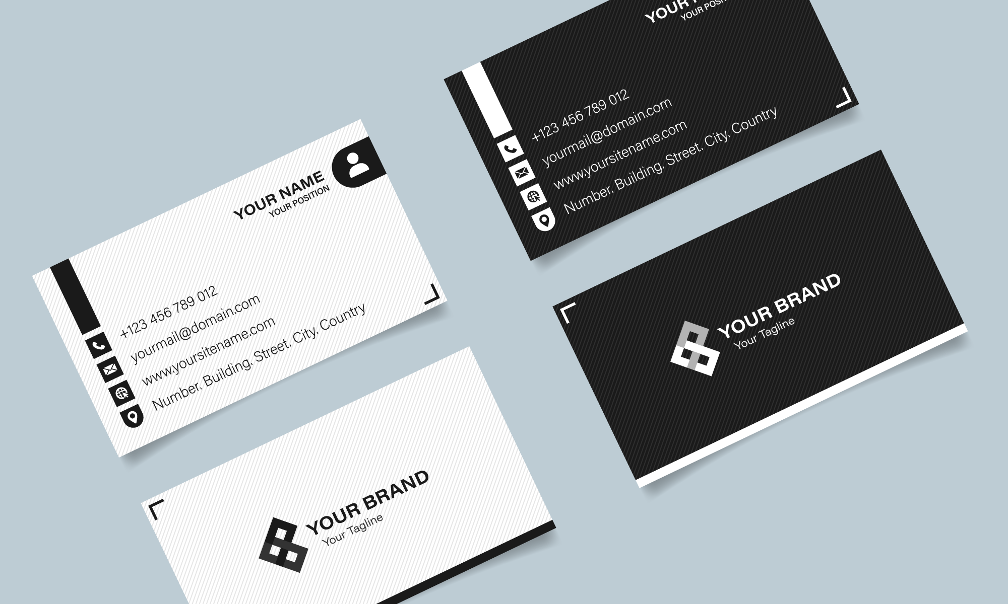 名刺、ポスター、チラシ